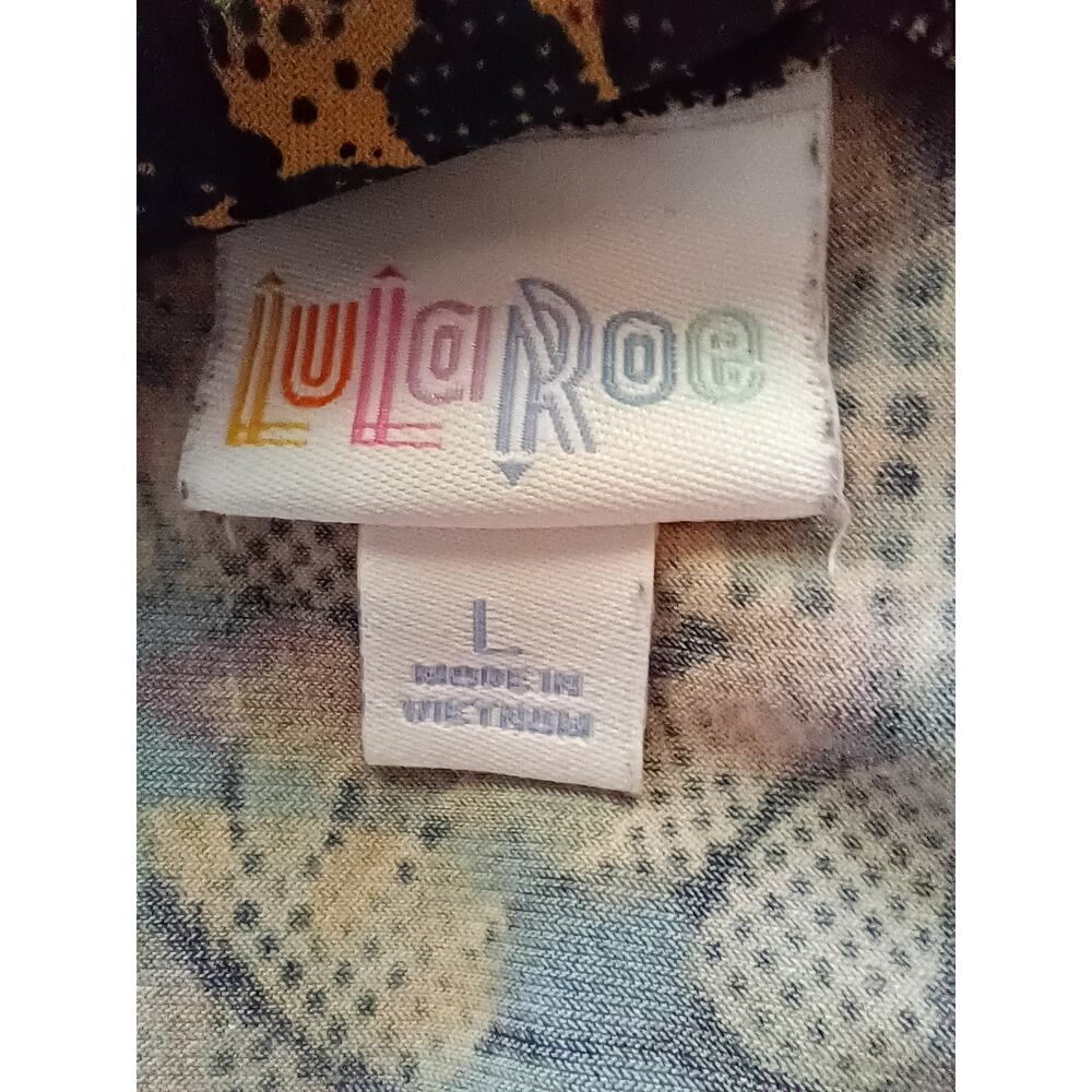 LuLaRoe Maxi Skirt Floral Lightweight Summer Boho  Large - Picture 4 of 5